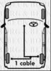 ROVER CRC2701 Cable, parking brake